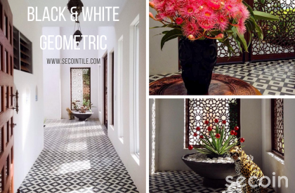 Encaustic cement tile